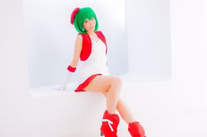 真 白 ゆ き 코스 프레 "Macros"Ranka Lee (Xmas ver.)