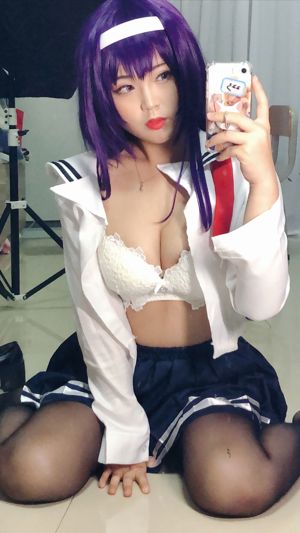 [Ảnh cosplay] Cô chị dễ thương-Bai Ye- - Đồng phục học sinh