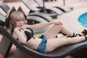 [ภาพถ่าย COSER คนดังทางอินเทอร์เน็ต] อะนิเมะบล็อกเกอร์ Mime Yami - Azur Lane Jean Bart