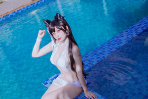 [Net Red COSER] ชุดว่ายน้ำยอดนิยม Coser Nizo Nisa - Canine's Dependent Blue Atago