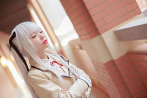 [ภาพถ่าย COSER คนดังทางอินเทอร์เน็ต] อะนิเมะบล็อกเกอร์ G44 จะไม่ได้รับบาดเจ็บ - Wuzhi School Uniform