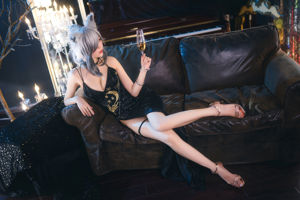 [Cosplay Photo] Zhou Ji est une jolie robe de lapin