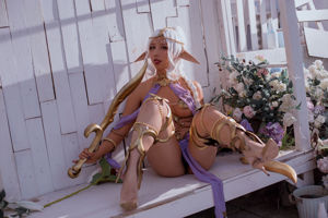 [Net Red COSER Photo] Bloger anime Jiuqu Jean - Elf Village