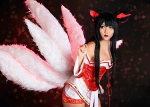 [COS phúc lợi] Hot girl Việt Hana thỏ - Ahri