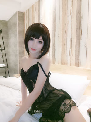 [Ảnh COSER màu đỏ ròng] Trái Kinomoto - Đồ lót khiêu dâm màu đen