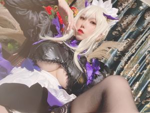 [Foto COSER celebrità di Internet] Taro Yuan Yuko SJ_ - Selfie della cameriera nera