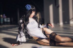 [Ảnh cosplay] Blogger anime Money Leng Leng-95 phong cách ngọc bích tuyệt đẹp-người hầu gái câm đen