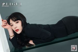 다리 모델 조루이 "긴 다리와 하이힐 OL 소녀"[리구이] 인터넷 뷰티