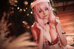 [Ảnh Cosplay] Cô Chị Dễ Thương Honey Cat Qiu - Christmas Soniko 2