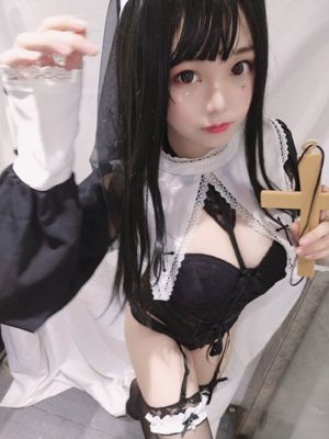 [Ảnh Cosplay] Cô Chị Dễ Thương Honey Cat Qiu - Nun