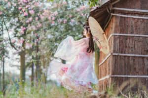 [COS Welfare] Cherry Peach Meow – sanfte Hanfu-Pfirsichblüte