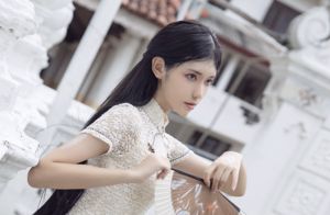 Bloger anime Nantao Momoko „White Cheongsam”