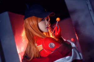 [COS Welfare] Blogerka anime Nan Tao Momoko - strój bojowy Asuka