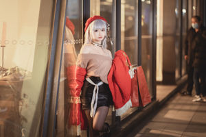 [Foto COSER celebrità di Internet] Carino e popolare Coser Noodle Fairy-Christmas Befa