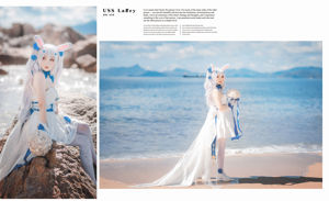 [Net Red COSER] Coser Noodle Fairy - Lafite Wedding Dress yang lucu dan populer