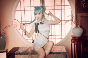 [COS phúc lợi] Coser Noodle Fairy dễ thương và nổi tiếng - Hatsune Cheongsam