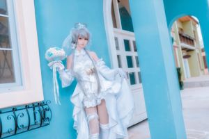 [Beauty Coser] Yui Jinyu "Áo cưới Luo Tianyi"