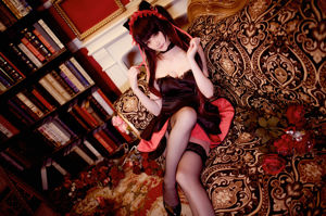 [Foto cosplay] blogger hewan peliharaan lucu ikan mas yui - Shizaki mad three black dress