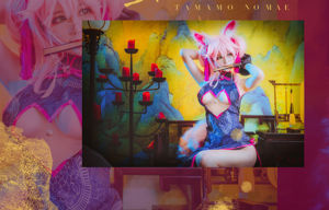 [Cosplay photo] Cute pet blogger yui goldfish - cheongsam Tamamo before