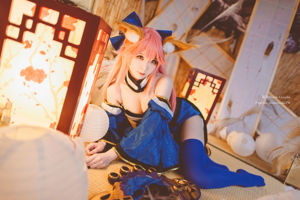 [COS Bienestar] Weibo Chica Papel Crema Luna Shimo - Tamamo Mae