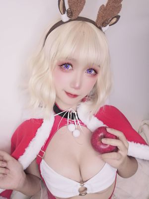 [COS Welfare] Anime blogger Ying Luojiang w - Christmas selfie