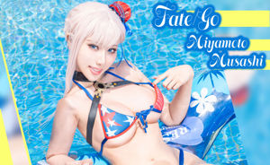 [Net Red COSER Photo] Hane Ame Yubo Photo - Musashi Swimsuit