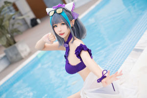 [COS Welfare] Fille Weibo Momoko Kwai Kwai - Cheshire Shuizhi