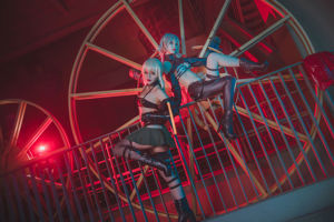 [Foto de cosplay] Blogueiro de anime Teppanyaki Ghost Dance w - Zhongshan Wharf Black Zhen e Black Duo