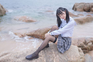 [COS Welfare] Cute Miss Sister Mu Mianmian OwO - Seaside JK