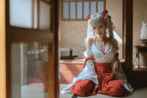 [COS phúc lợi] Anime Blogger ngốc Momo - Miko sợ hãi