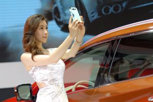 Korean Beauty Cui Naying (최나영) -Collectie van foto's uit de autoshow-serie