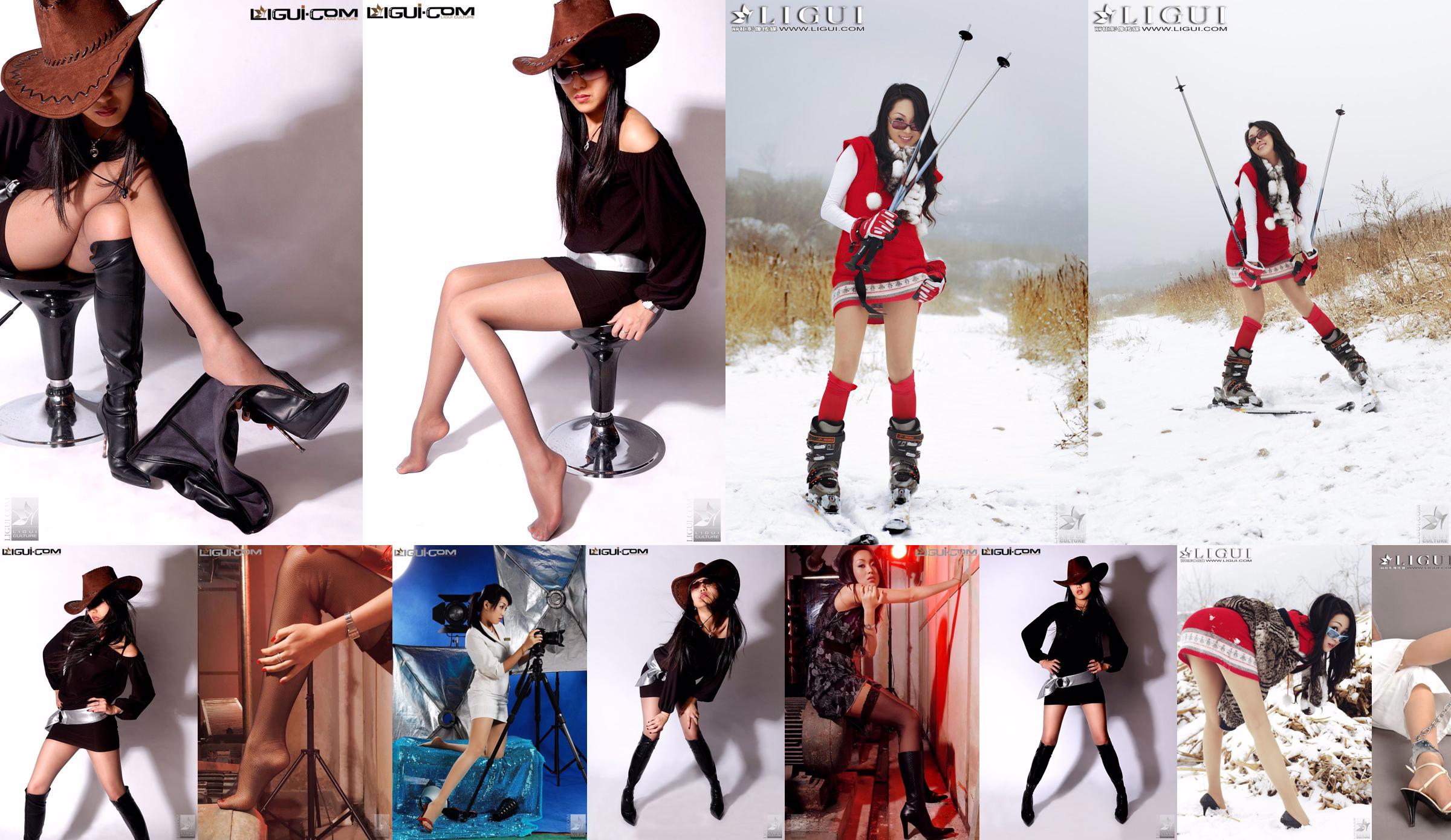 Model Linda "Flying Cowboy" [丽 柜 LiGui] Silk Foot Photo Picture No.026570 Pagina 1