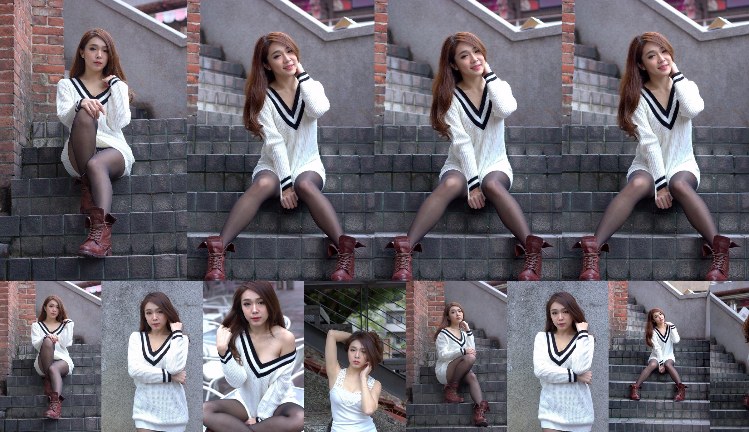 [Taiwan Red Beauty] Baby66 Black Silk Street Shoot No.6a373b หน้า 2