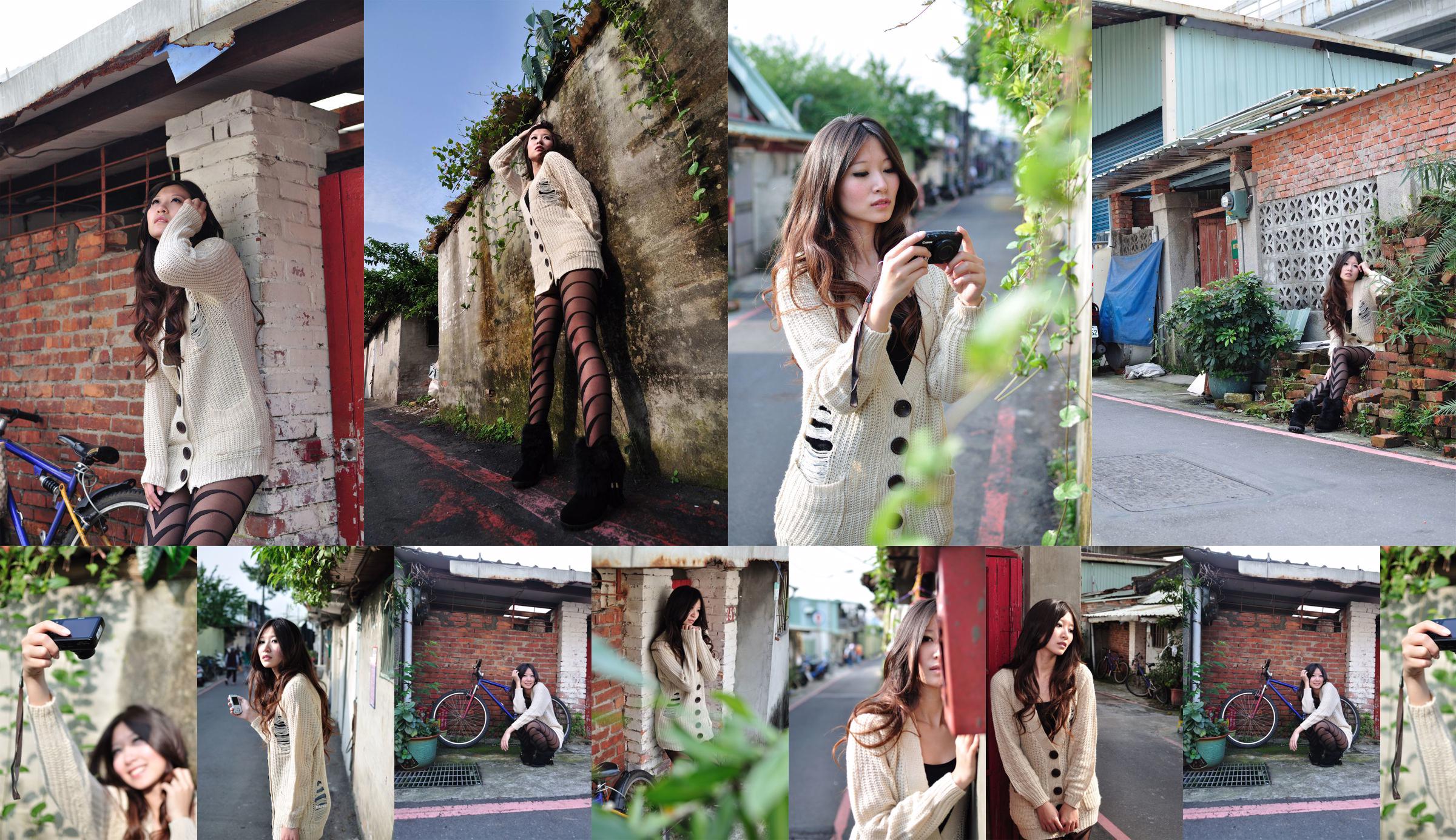 นางแบบสาวสวยชาวไต้หวัน Pink "Outside the Street of Yongchun" No.493f2a หน้า 1