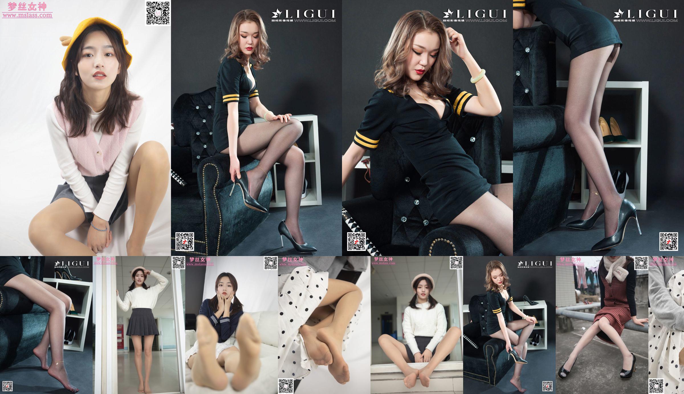 Xuanxuan-beenmodel "Black Silk Stewardess-uniform" [Ligui Ligui] Internet Beauty No.777a45 Pagina 8