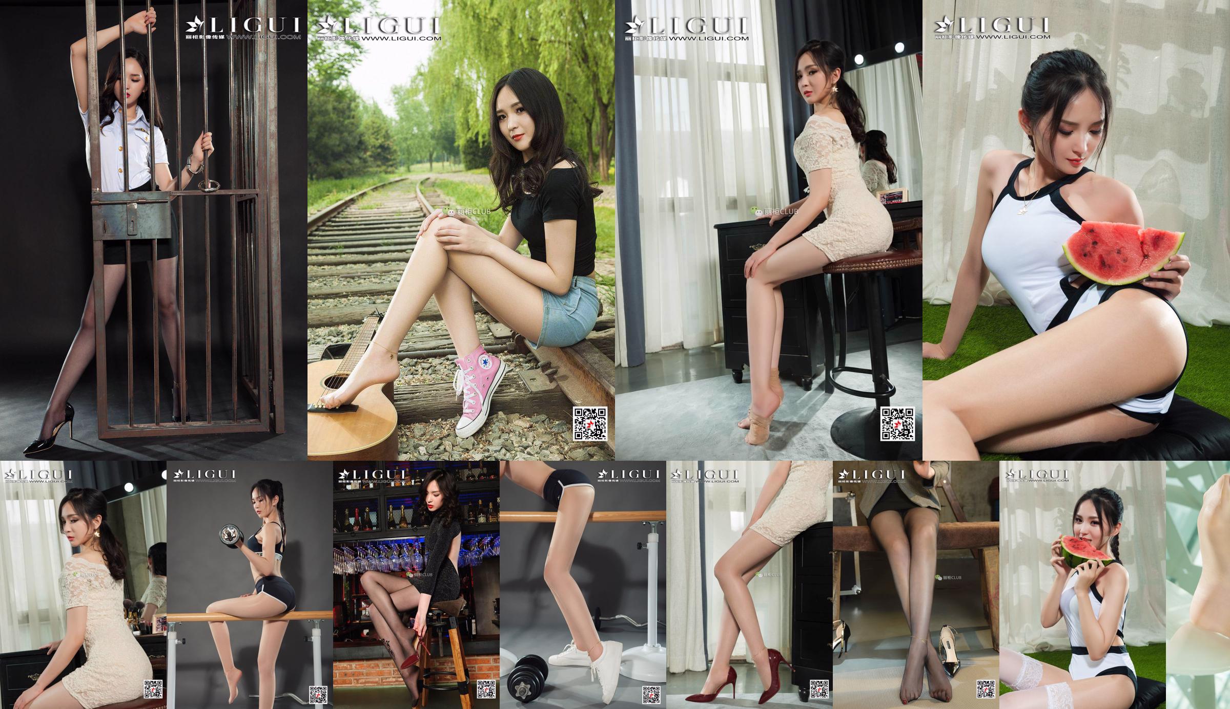 นางแบบเท้าเสี่ยวเกอ "Long Legs OL Sister's Foot" [Ligui Liguil] Internet Beauty No.695c5c หน้า 7