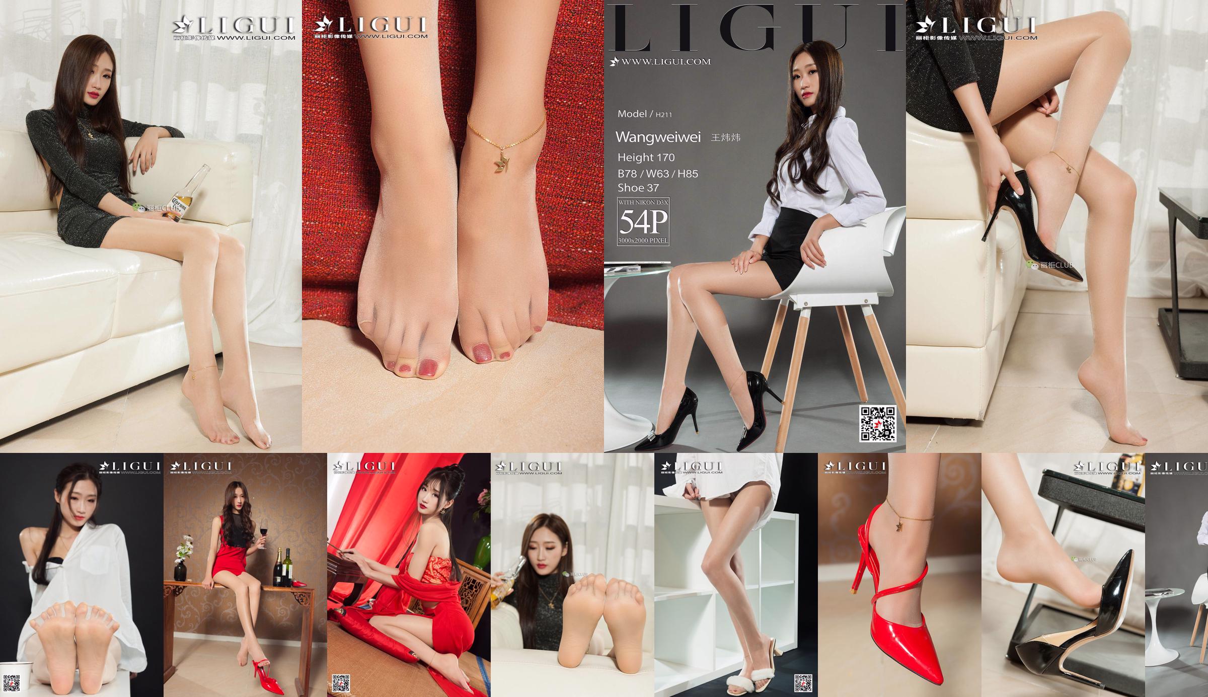 Wang Weiwei "Superior Classical Silk Foot" [丽 柜 LIGUI] Network Beauty No.201c42 Pagina 3