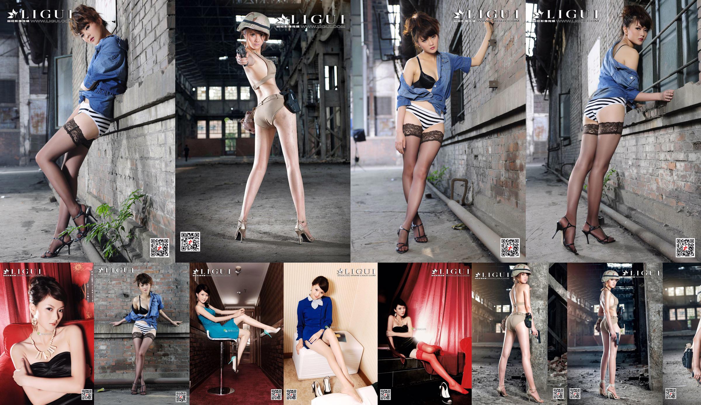 Model nogi Huang Fen "Eleganckie pończochy" [丽 柜 LIGUI] Network Beauty No.676ca1 Strona 2