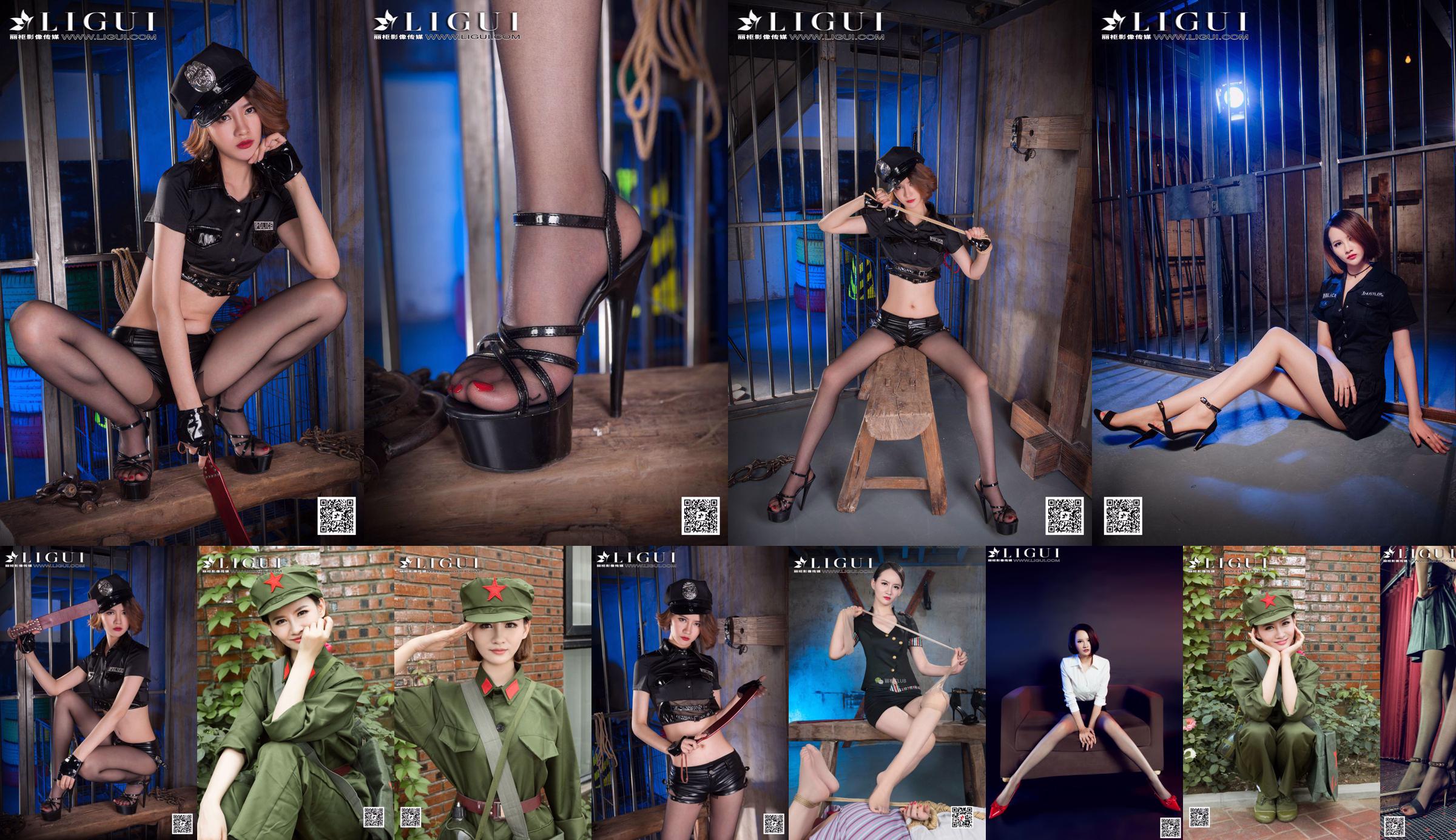 นางแบบขาเอมี่ & ขานางแบบ "Stewardess stockings beauty beam" [丽柜 LIGUI] ความสวยทางเน็ต No.ca9171 หน้า 12