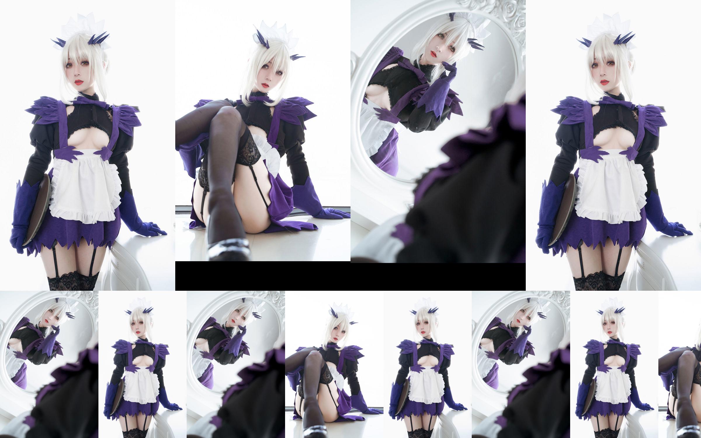 [Photo de cosplay] Weibo Girl Wuzheng Ryou - Jeanne d'Arc Maid No.08031f Page 1