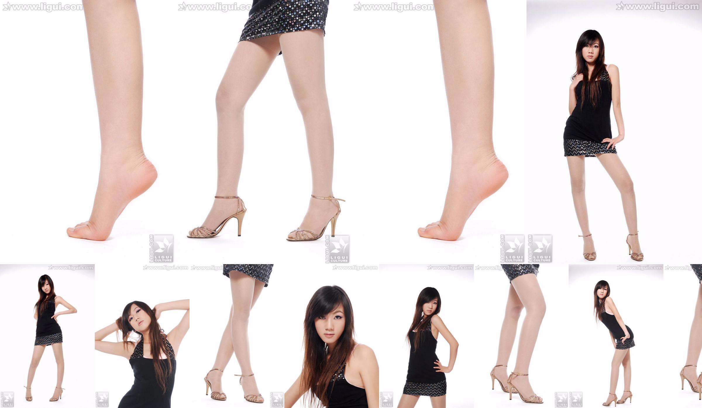 Model Sheng Chao "High-heeled Jade Foot Beautiful New Show" [丽柜LiGui] Photo of Beautiful Legs and Jade Foot No.768fa9 Page 1