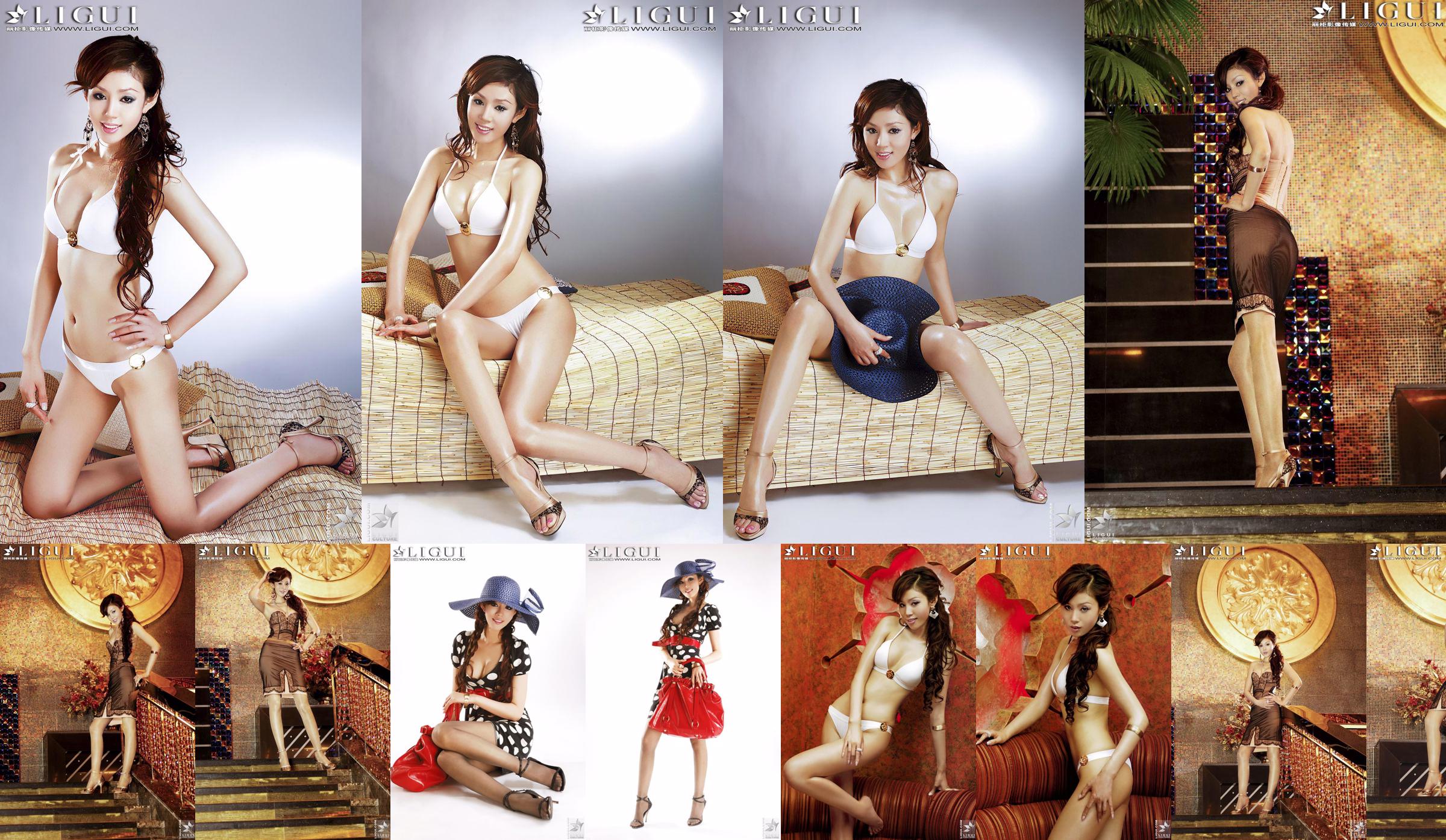 [丽柜LiGui] Model Yao Jinjin's "Bikini + Dress" Beautiful Legs and Silky Feet Photo Picture No.ece2aa Page 2