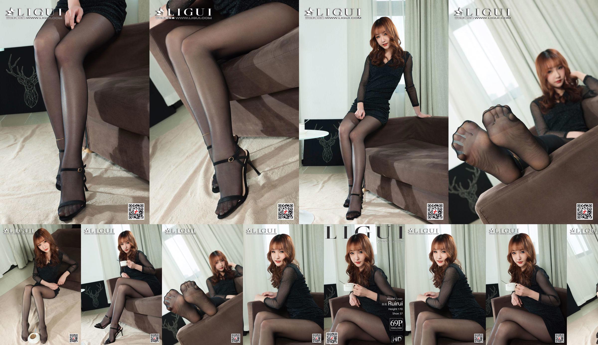 Model Ruirui "Beautiful Legs and Jade Feet in Black Stockings" [Ligui Ligui] No.518533 Page 3