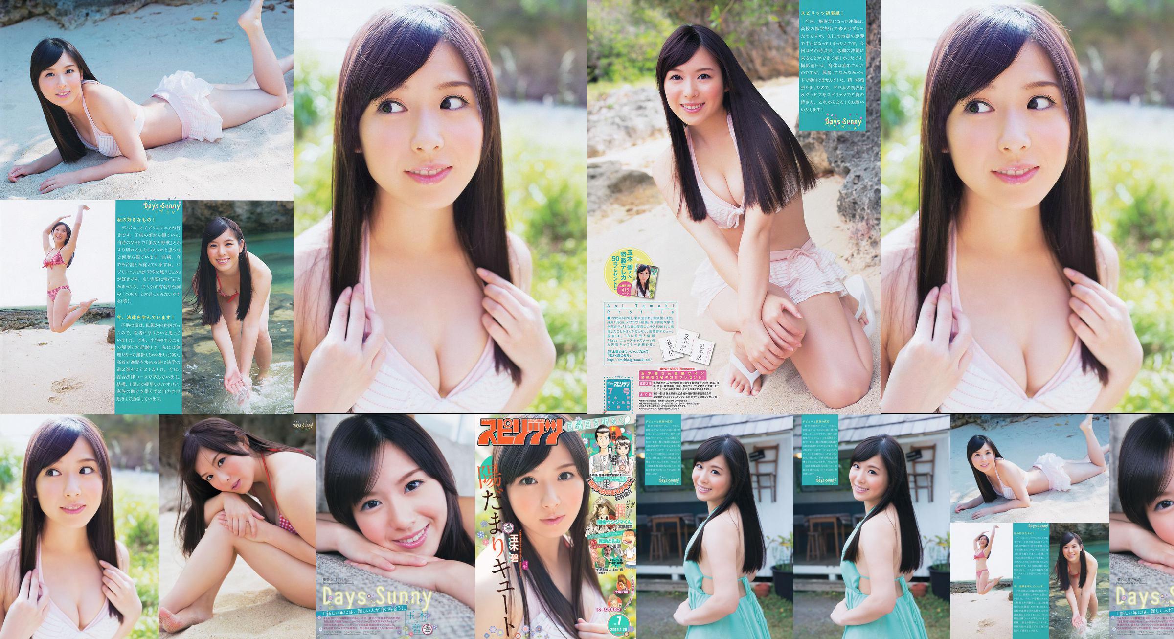 [Weekly Big Comic Spirits] 玉木碧 2014年No.07 写真杂志 No.f46340 第1页