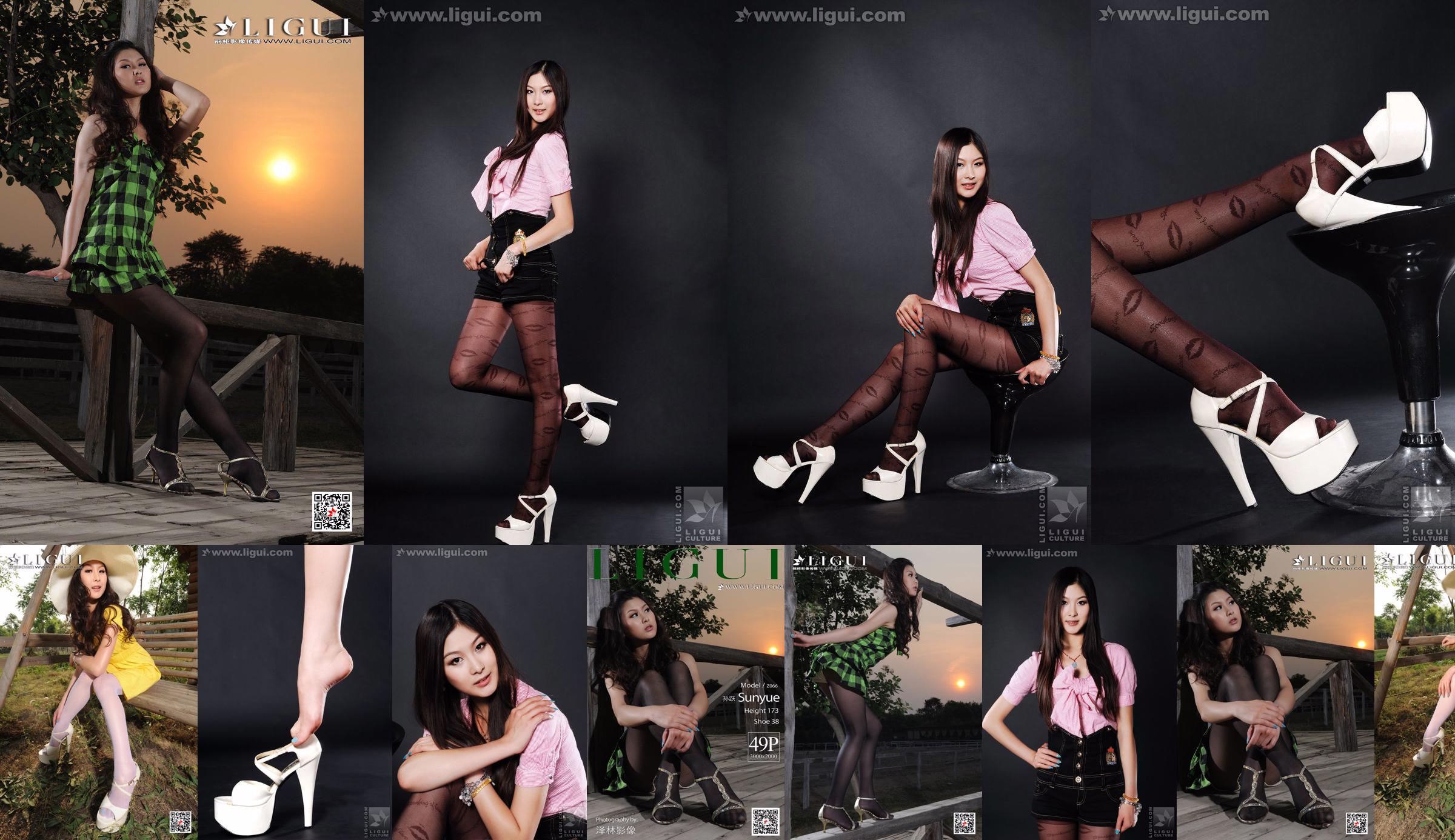 Model Sun Yue "Outdoor Beauty Silk High Heel" [丽柜LIGUI] Network Beauty No.02519d Page 1